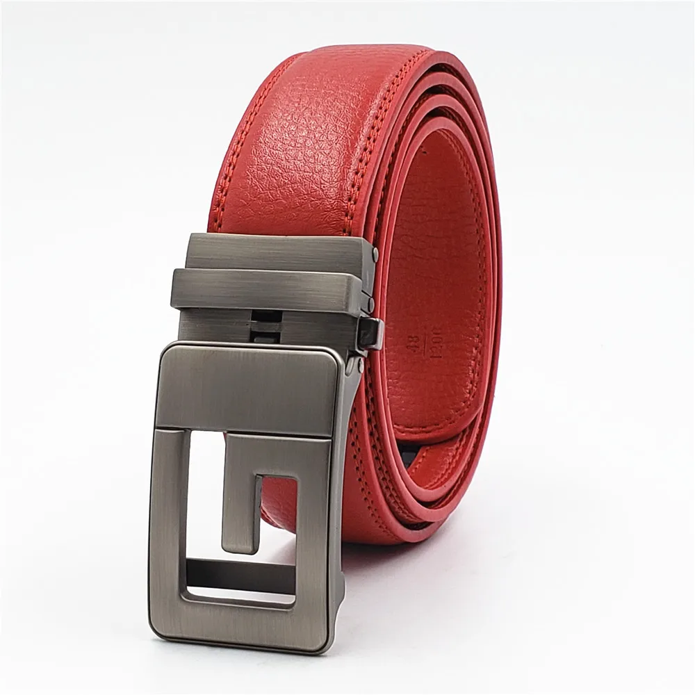 Роскошный дизайнерский ремень с буквой G для мужчин автоматической пряжкой из