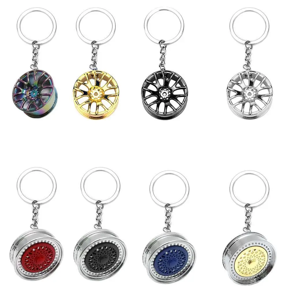

1PC Keychain Key ring 3D Keychain Creative Accessories Auto Part Model Car Keyring Key Chain for Toyota