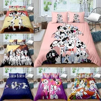 dalmatian pet dog duvet cover sets animal bedding set lovely dogs animal comforter bed linen twin queen king single size gift