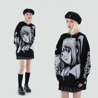 anime death note misa amane sexy tube tops sweater uniform outfit anime cosplay costumes loose hip hop sweater suits
