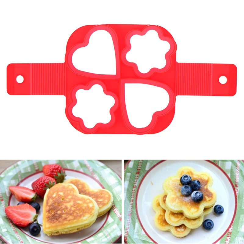 

Fantastic Fast Easy Way To Make Perfect Cooking Four Holes DIY Pancakes Tool Form For Fried Eggs Cooker Egg Pancake Mold Gadgets