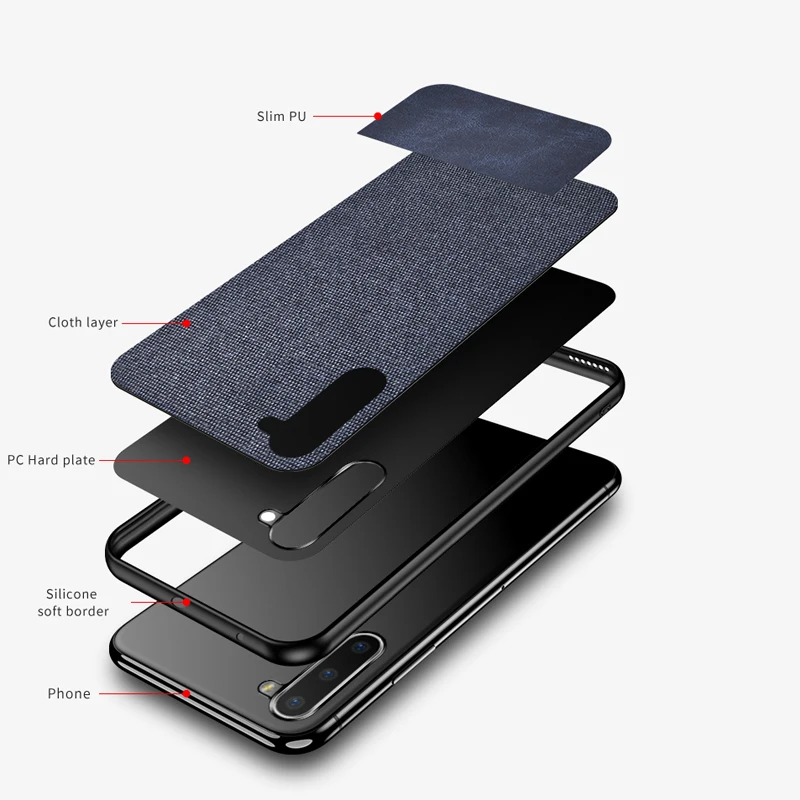 Тканевый чехол для Samsung Galaxy S10 S9 Plus A51 A71 A70 A50 S20 FE S21 Ultra Note 20 M51 A21S A52 A72 A12 | Мобильные