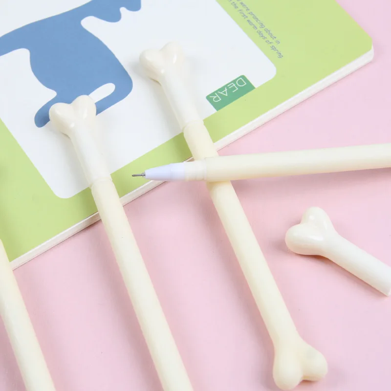 4 шт. новые творческие мягкая ручка Bone Форма медсестра 0 5 мм гелевая penStudent учителя