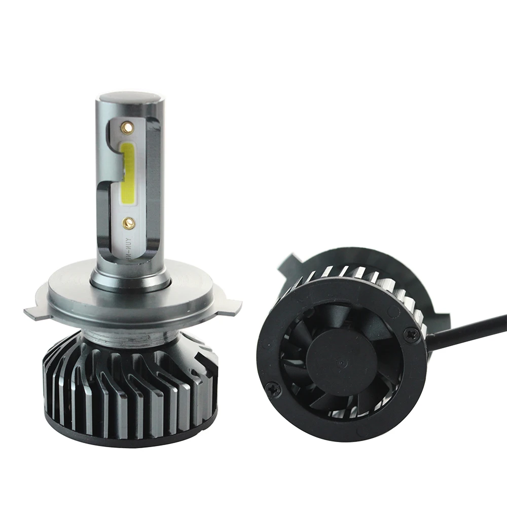Автомобильные передние фары H7 LED H4 светодиодный H1 H11 H3 H13 H27 880 9006 9007 80 Вт 6500 лм K 12 в 24