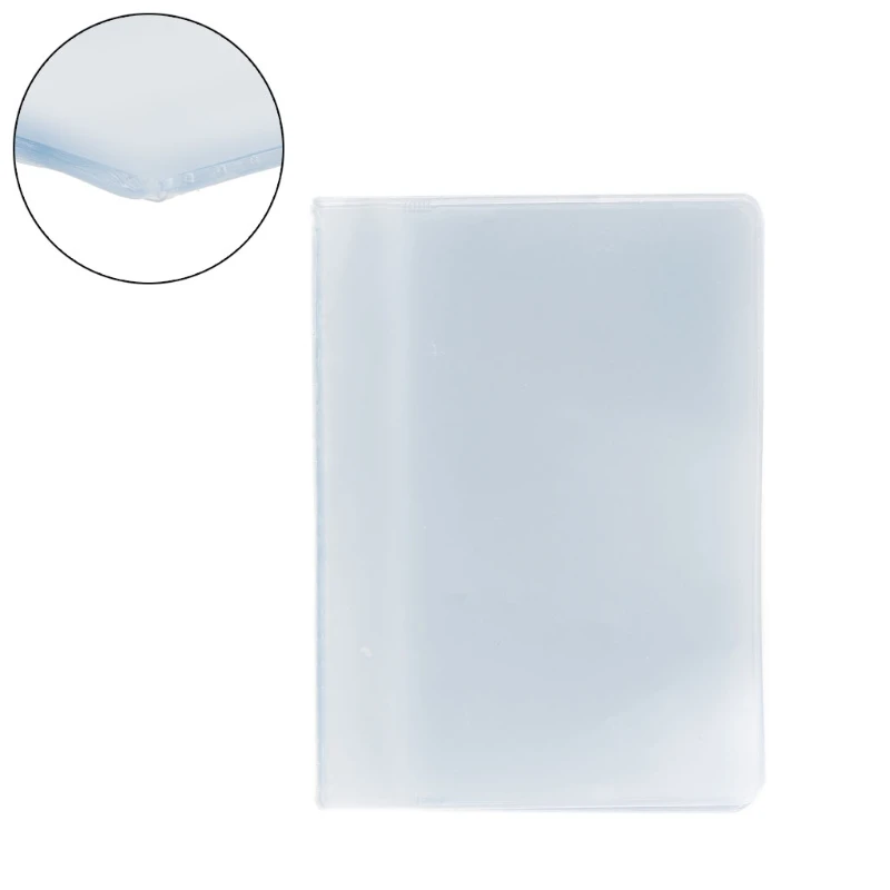 

28GD Plastic PVC Clear Pouch Name ID Credit Card Holder Case Organizer Keeper Pocket