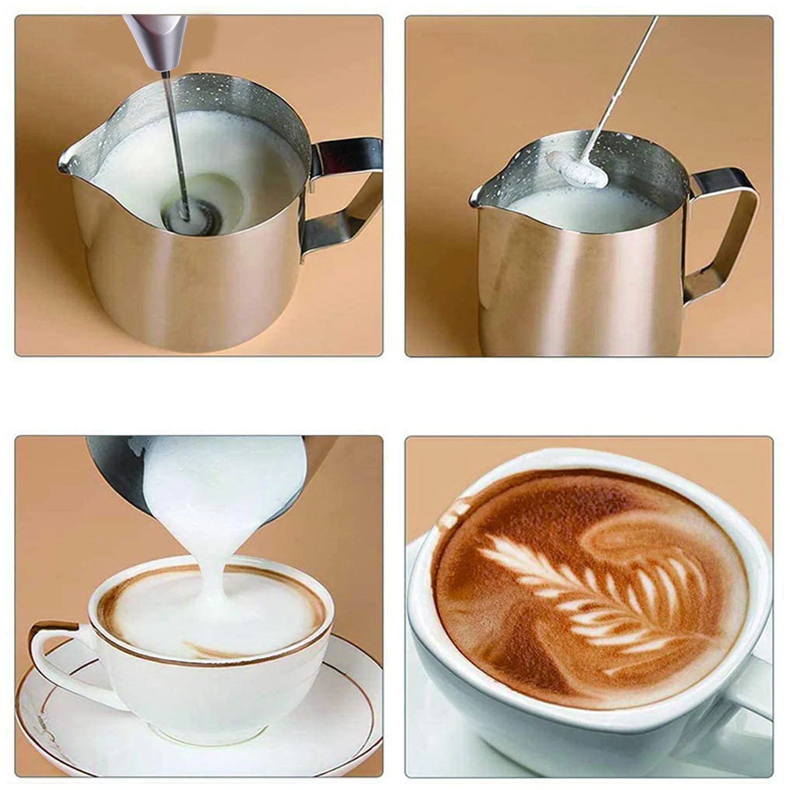 

Stainless Steel Milk Frother Egg Beater Kitchen Drink Foamer Mixer Stirrer Coffee Creamer Whisk Frothy Blend Whisker капучинатор