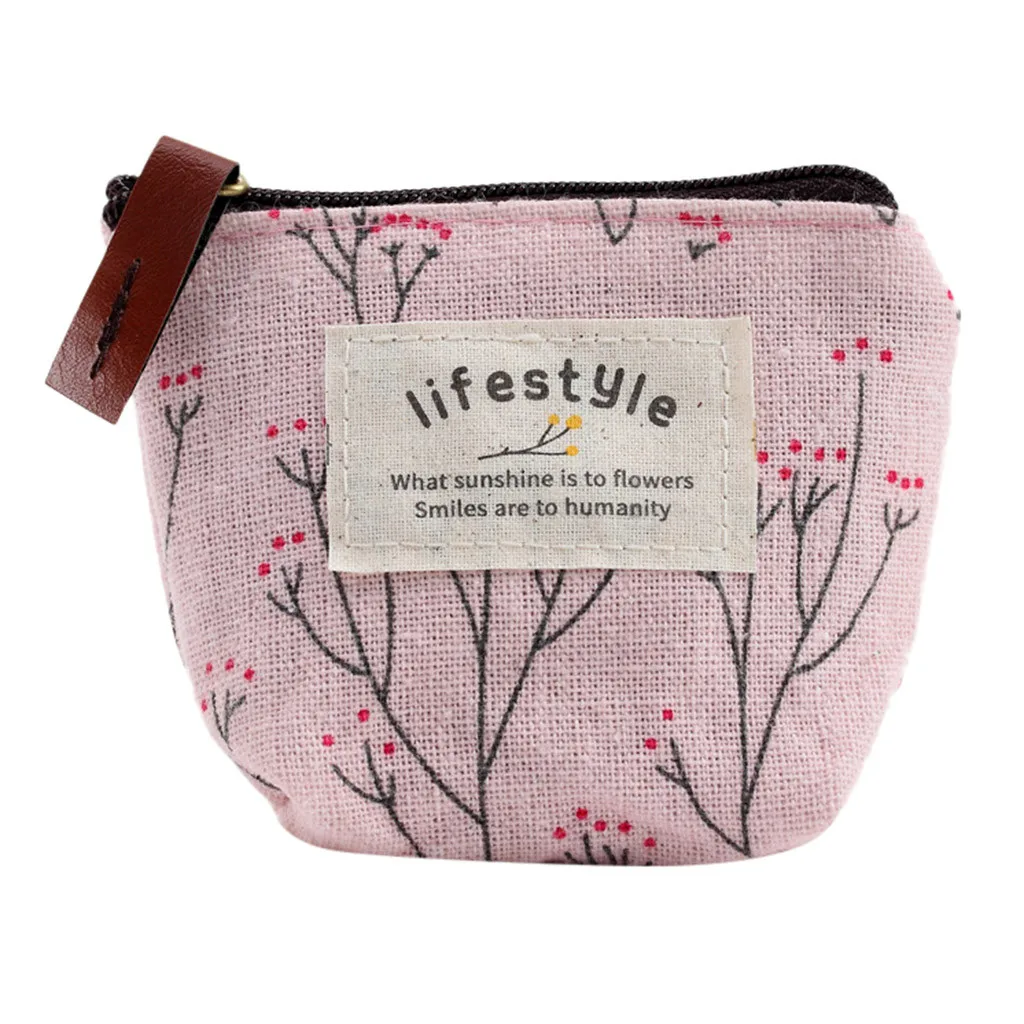 Органайзер для хранения холщовая маленькая косметичка многофункциональная