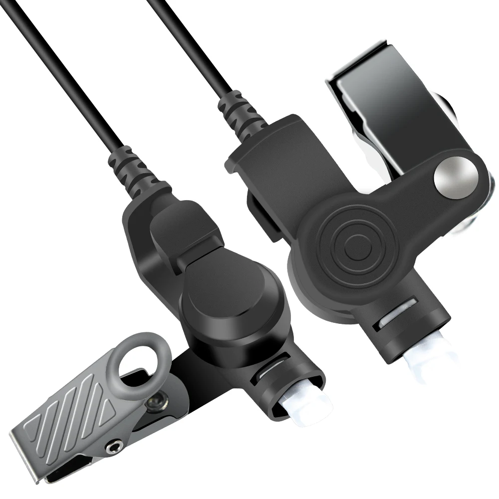 RISENKE Earpiece for Motorola XPR3000 XPR3300 XPR3300e XPR3500 XPR3500e Radio Walkie Talkie Accessories Headset with Mic PTT