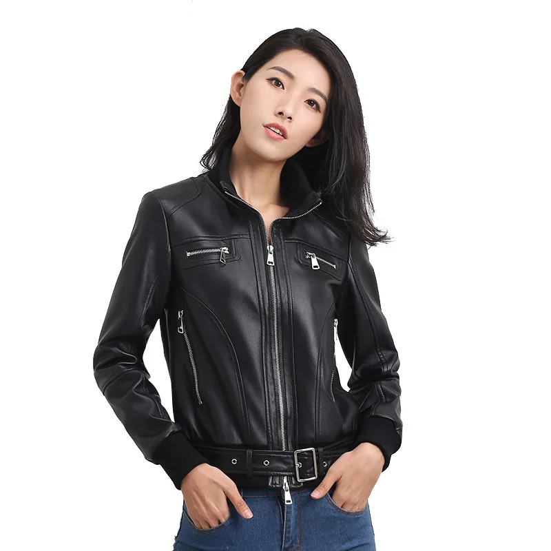 Genuine Leather Jacket Women 2020 Real Sheepskin Leather Coat Korean Streetwear Slim Jackets Chaqueta Mujer