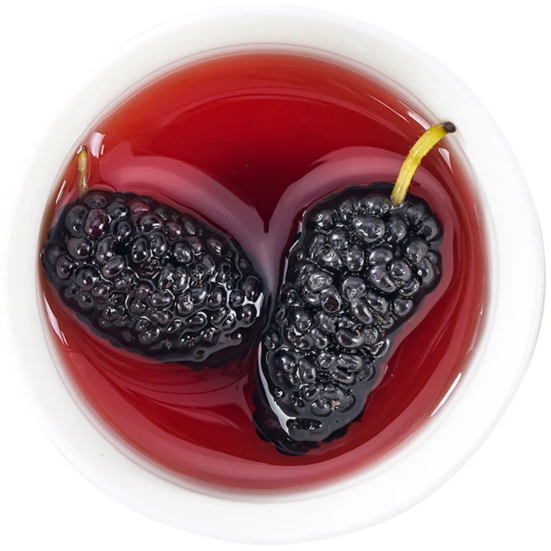 2021 Fresh 150g Can Dried Black Mulberries Tonic Nourishing Body Fluids Beauty Health Flower Women Gift Wedding Party Decoration | Дом и сад