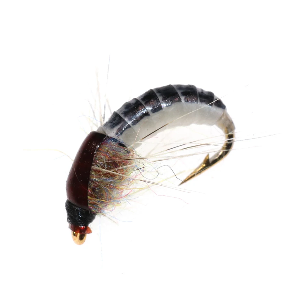 Реалистичная Nymph Scud Fly для ловли форели 8 шт. искусственная приманка-насекомое