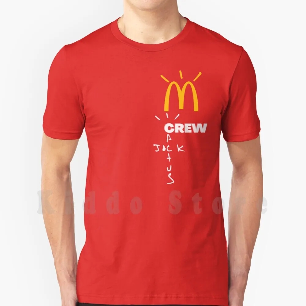 Футболка Travis X Crew Cactus Jack мужская хлопковая футболка S-6xl Toy Commercial Deal