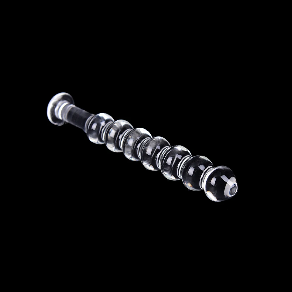 15 см Хрустальное стекло искусственный пенис фаллоимитатор Анальная пробка