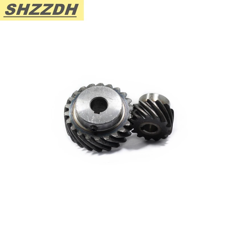 Left-hand Helical Gear 45 Degrees 2M 10 Teeth Inner Hole 10/12/14/15mm With Keyway 4/5mm Can Replace Bevel CNC Accessories | Обустройство