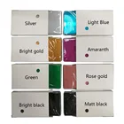 0,22 мм Толщина 50 шт.компл. 85x54 мм 10 Цвета лазерная маркировка Выгравированные аксессуары Алюминий DIY пустые подарочные Бизнес карты