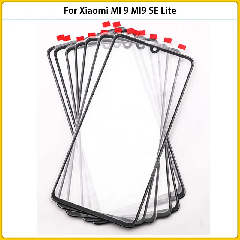 

10Pcs For Xiaomi Mi9 / Mi 9 SE Lite Touch Screen LCD Front Outer Glass Panel Lens Mi 9 Touchscreen Glass Cover OCA Replace