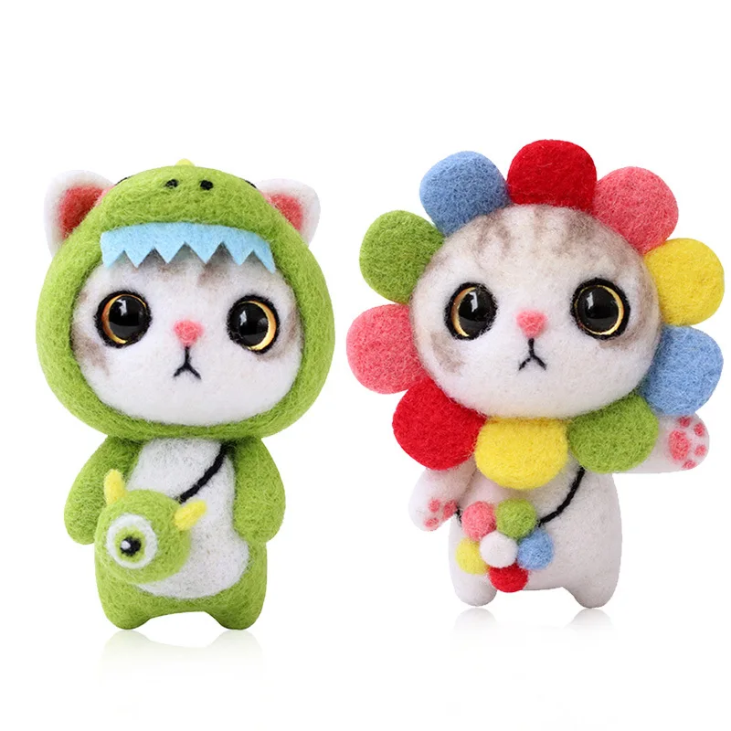Jiwuo игрушка для домашних животных ручной работы кукла шерстяное войлочное