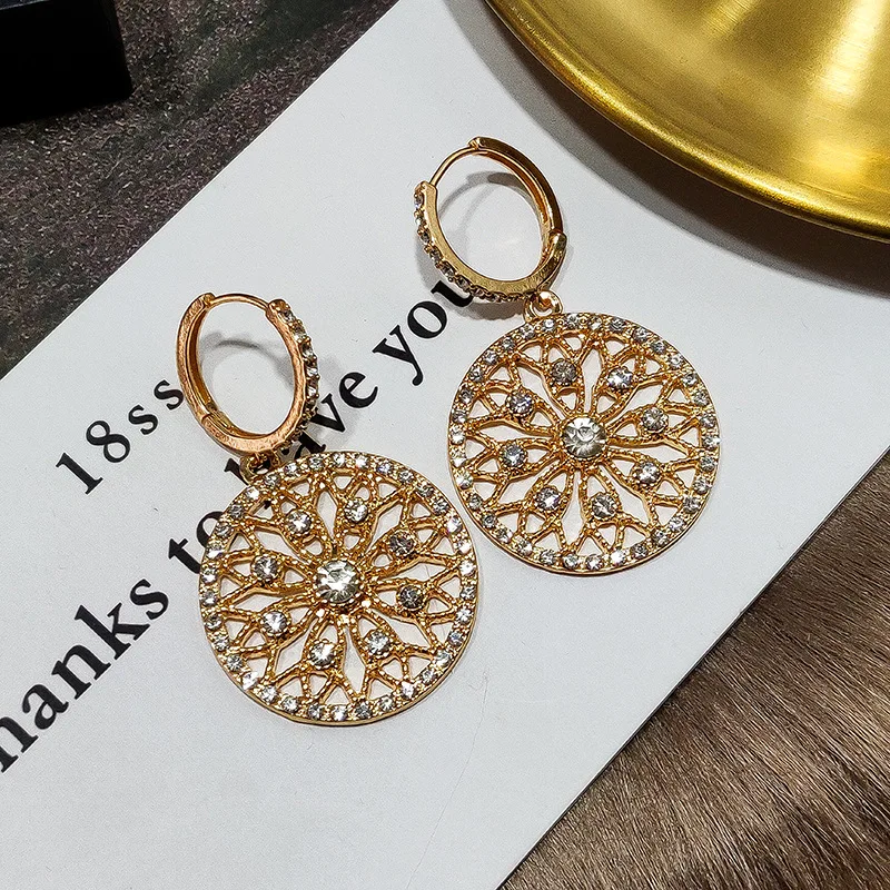 

Buyee Female Golden Wedding Jewelry Sets Shiny Zircon Real 925 Sterling Silver Necklace & Earring for Women Luxury Jewelry