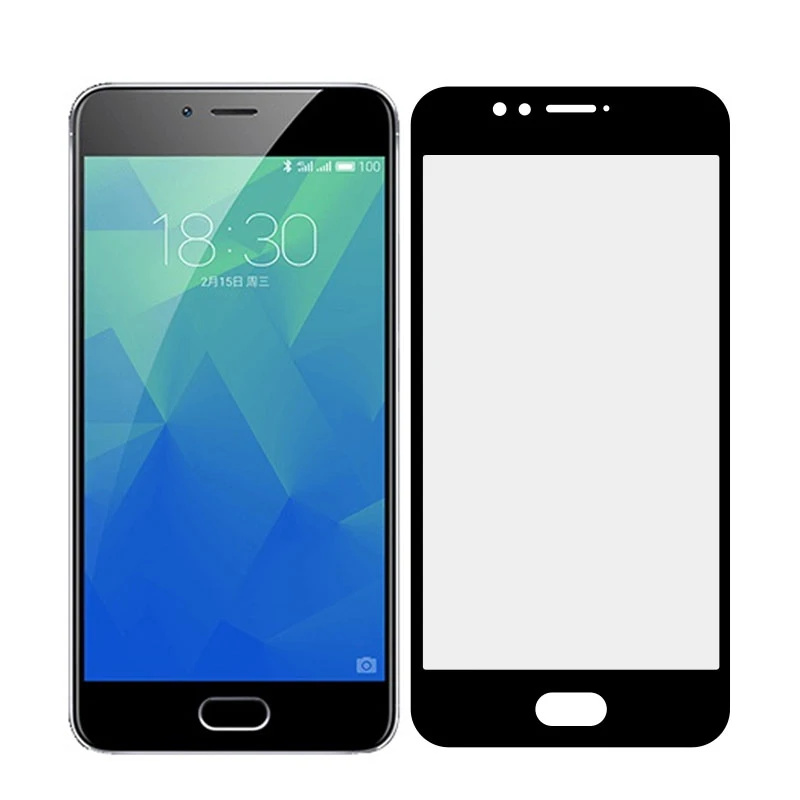 Полное покрытие из закаленного стекла для Meizu M3 Mini Золотой Черный Белый Цвет