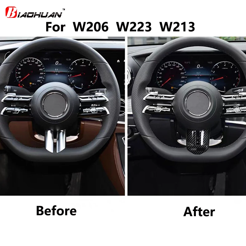 

Steering wheel AMG cover plate is suitable for Mercedes-benz C-class W206 2021 E-class W213 2021 S-class W223 2021
