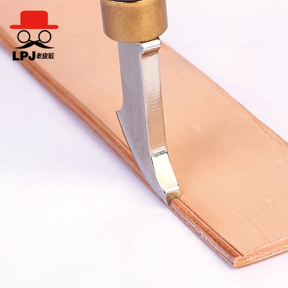 

Leather Edge Press Manual Crimping Device Sandalwood Multi-spacing Blanking 1.5MM 2MM 2.5MM DIY Leather Hand Tools