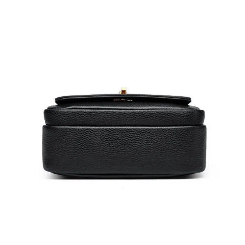 

2021 New Trendy Fashion Autumn and winter shoulder bag high quality messenger bag Jurchen cowhide small square bag female bag