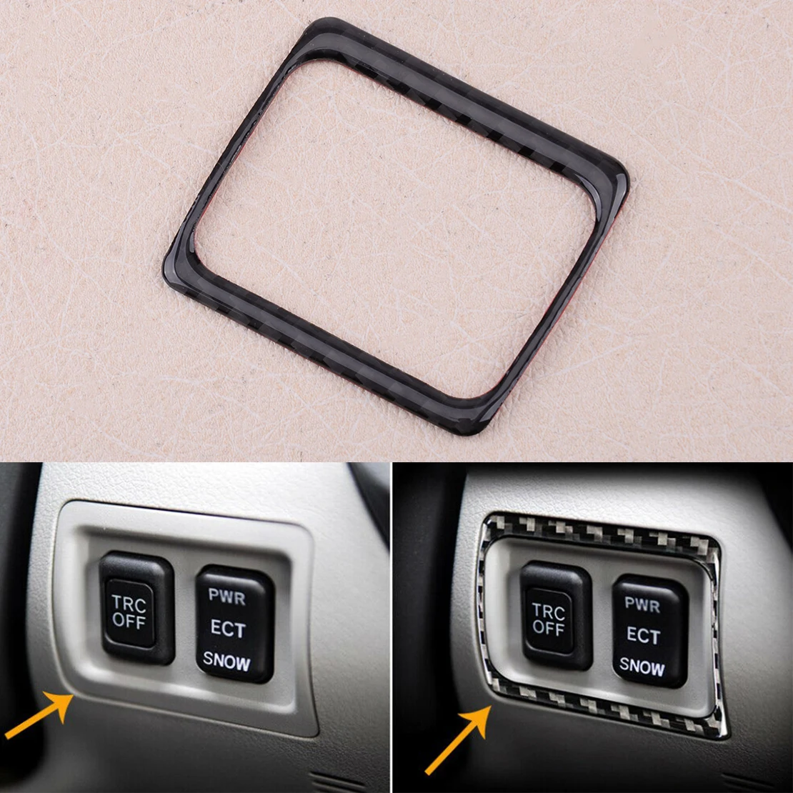 

Carbon Fiber TRC Switch Button Cover Trim Frame Sticker Fit for LEXUS IS250 300 350 2006 2007 2008 2009 2010 2011 2012