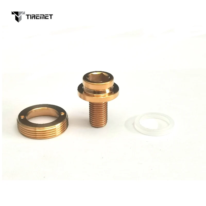 Tiremet 2 шт. M8X15 мм коленчатый болт из титанового сплава горный шоссейный велосипед