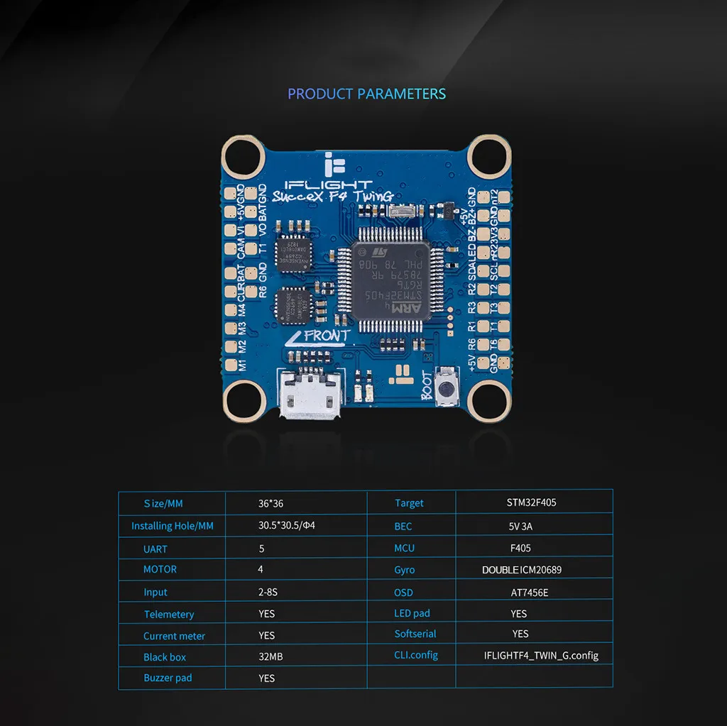 Контроллер полета iFlight sucex F4 V2.1 TwinG (Dual ICM20689) для FPV RC Drone | Автомобили и мотоциклы