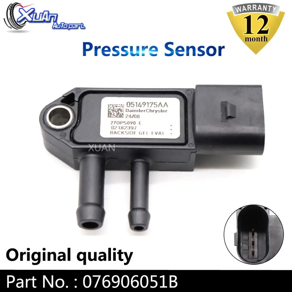 XUAN 076906051B EGR DPF датчик дифференциального давления карты для сиденья Alhambra Altea Exeo Ibiza
