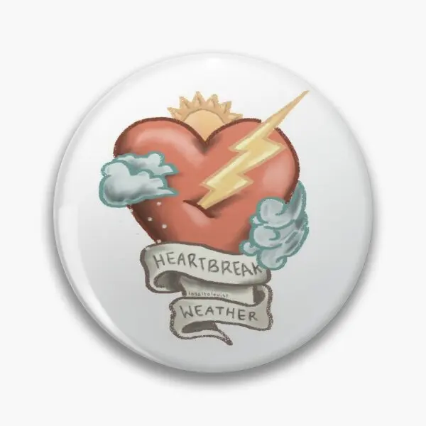 

HEARTBREAK WEATHER Soft Enamel Pin Badge Decorative Clothes Badge Lapel Pin Brooch Jewelry