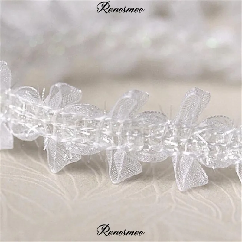 10 метров белоснежная марля кружевные аксессуары отделка тесьма Лоскутная Ткань