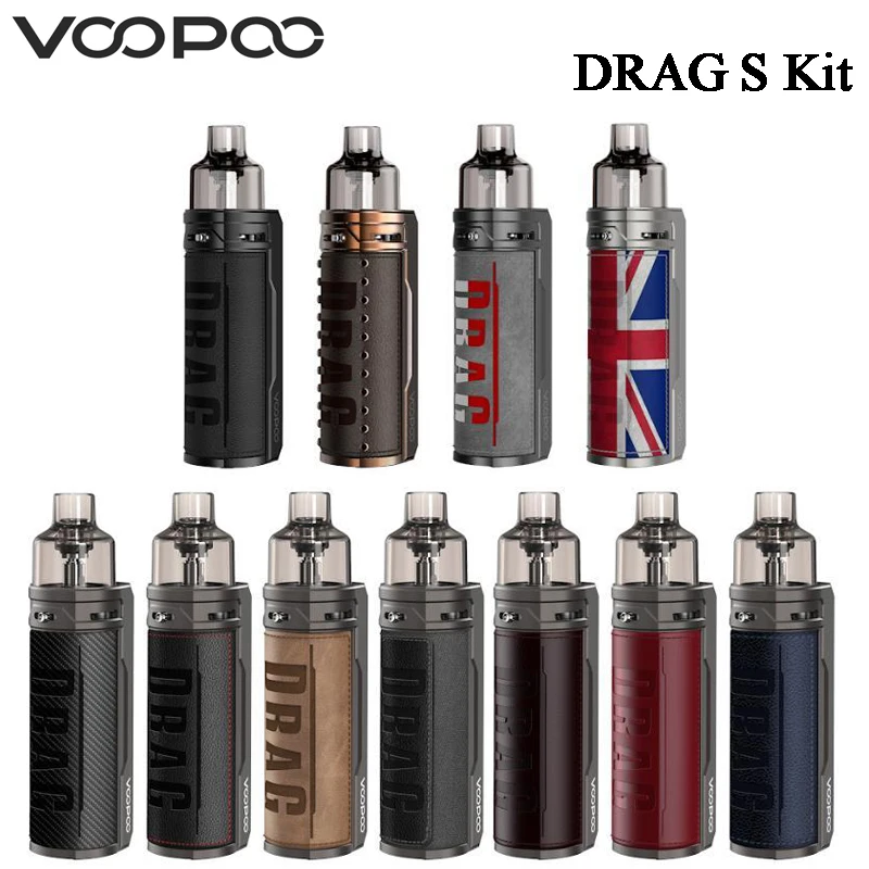 10 шт. оригинальный VOOPOO DRAG S Mod Pod Kit 4 5 мл картридж Vape 2500 мАч встроенный аккумулятор