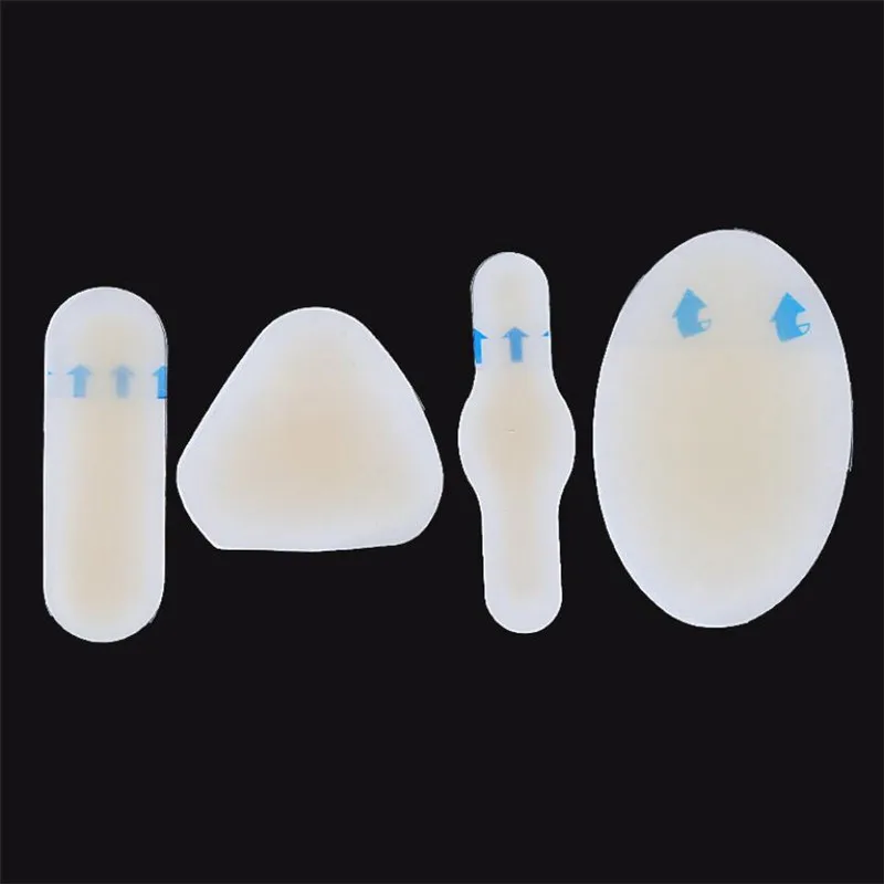 

6pcs Gel Shoes Stickers Soft Hydrocolloid Pads Relief Pain Blisters Bunions Corns Calluses Friction Pressure Heel Grips Insert
