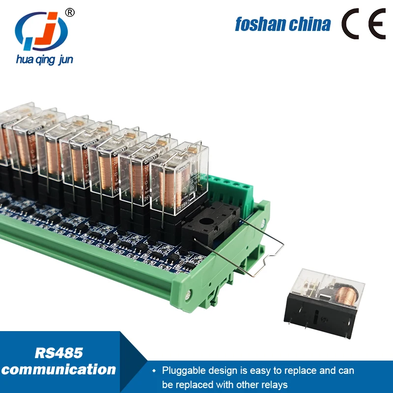 8-канальный модуль реле связи RS485 12 В/24 В постоянного тока с дистанционным