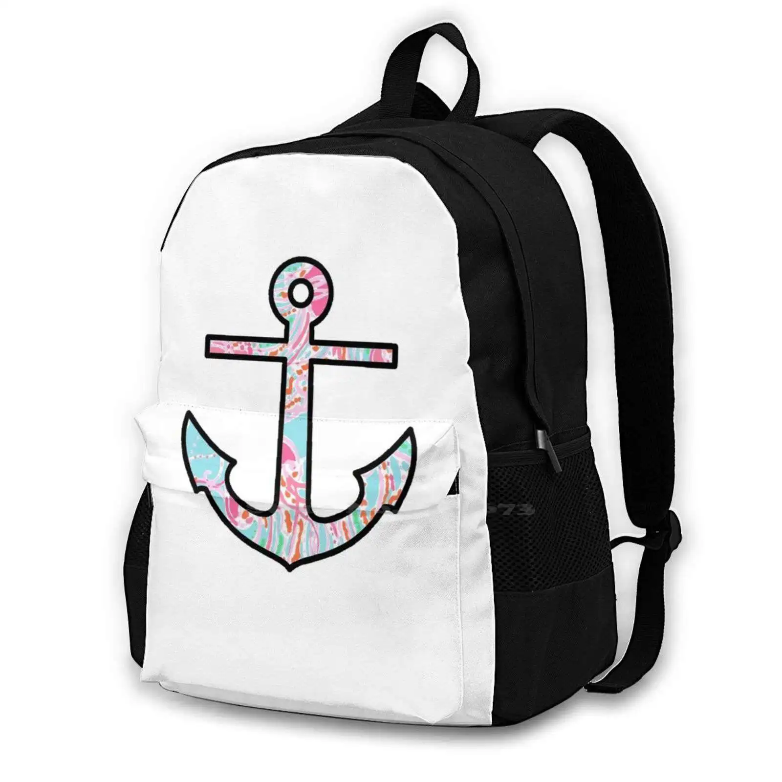 Lp Anchor Bag Backpack For Men Women Girls Teenage Black Anchor Lilly Anchor
