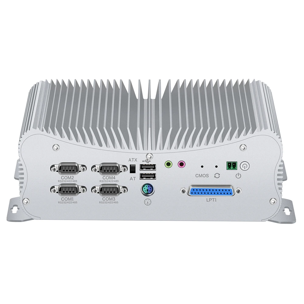 Промышленный мини-ПК Intel Core i5 7267U 8 Гб DDR4 128 SSD RS232/422/485 HDMI VGA 6 * USB LPT PS/2 2 LAN GPIO WiFi Bluetooth 4G