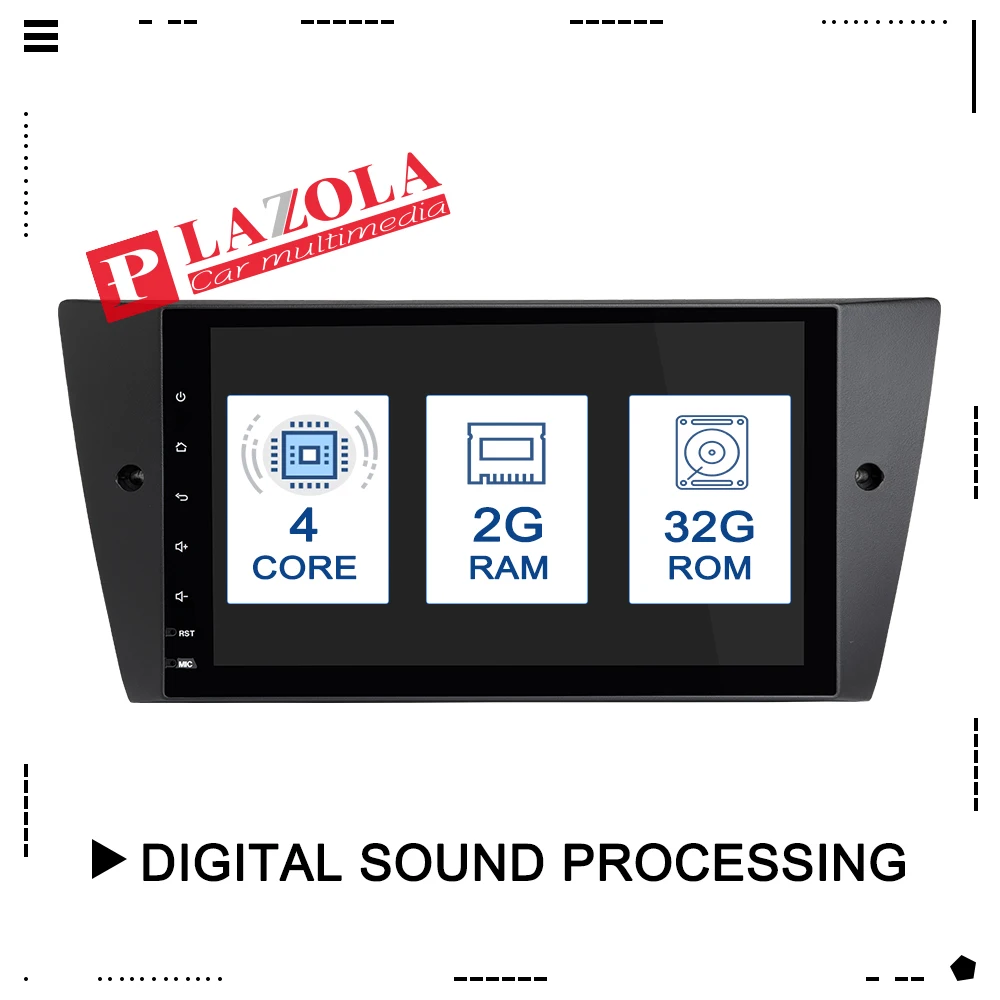 Авторадио DSP 4 ядра 1 Din Android 9 0 автомобильный стерео Мультимедийный Плеер для BMW