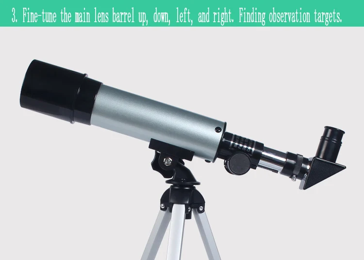F36050 Telescopio астрономический HD телескоп космическая Зрительная труба 360/50 мм 90X зум астрономические телескопы Профессиональный Монокуляр