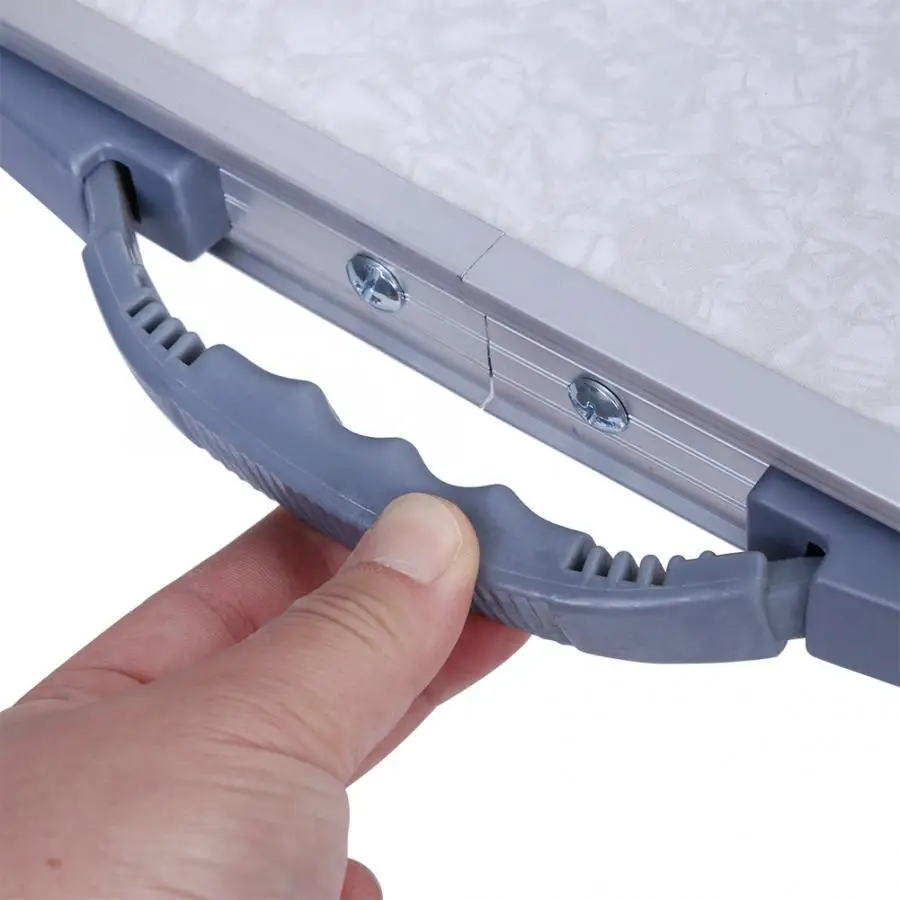 Регулируемый складной стол поднос из алюминиевого сплава для сада кемпинга