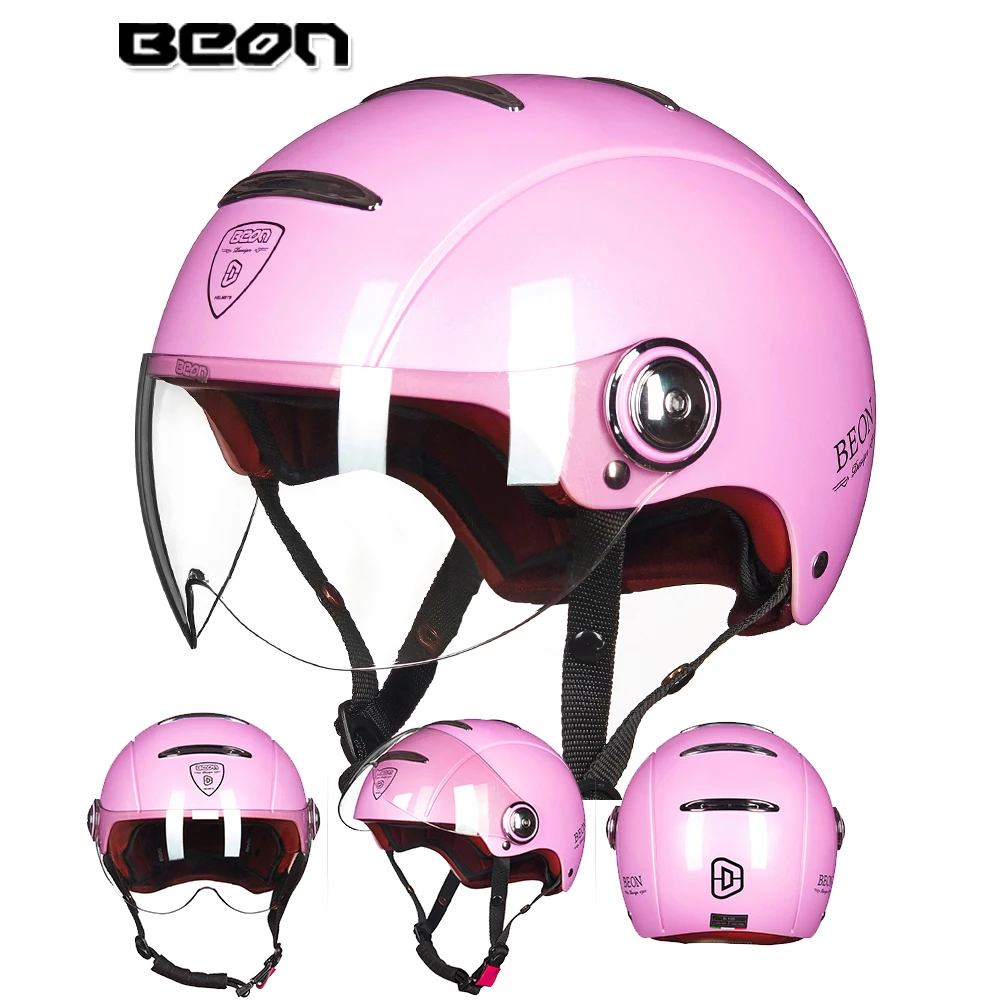 2019 Новый Винтажный мотоциклетный шлем Beon ретро мотоцикл Скутер летние