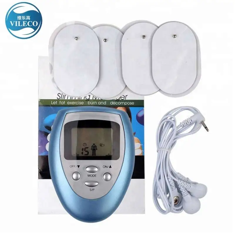 1 PCS VILECO Электрический массажер для тела, массажный комплект, EMS, стимулятор для всего тела, расслабление мышц, пульс, акупунктура, массажер - Цвет: 1 PCS