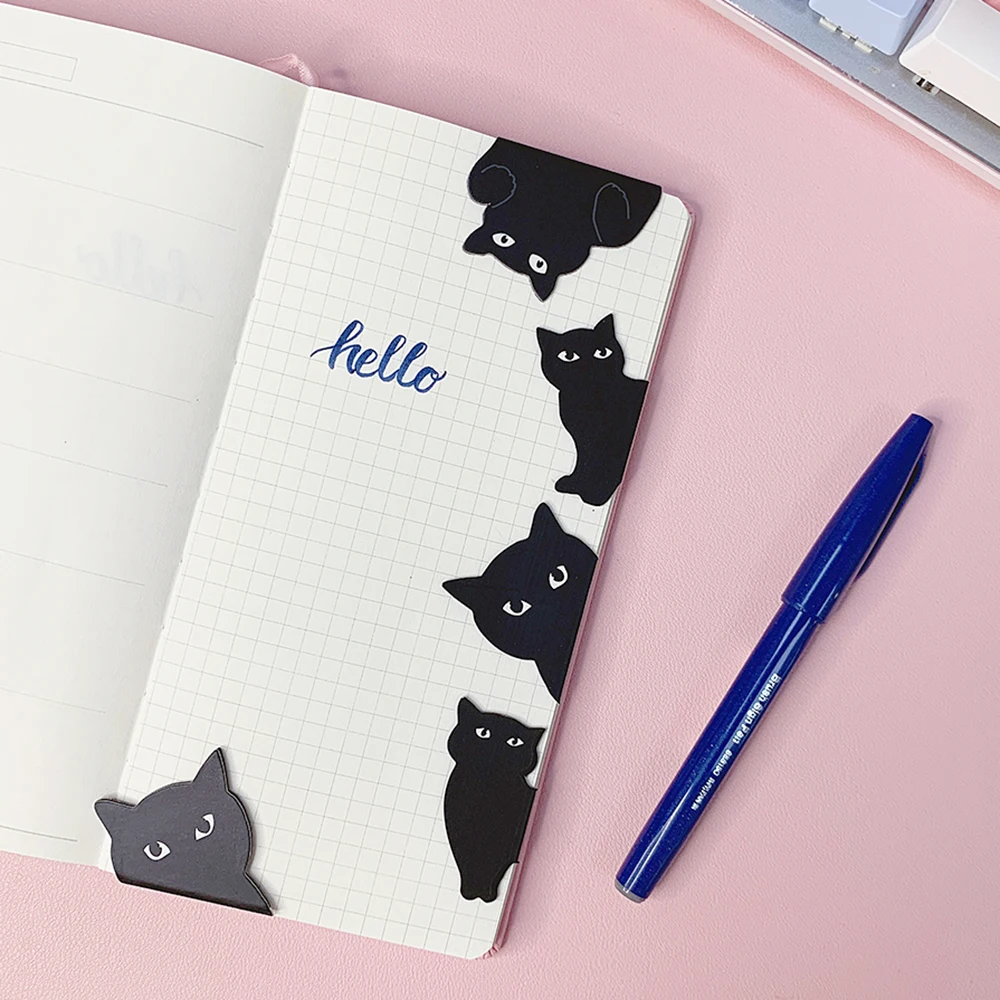 Набор закладки для книг 6 шт. милые вещи милый кот магнитные творчество