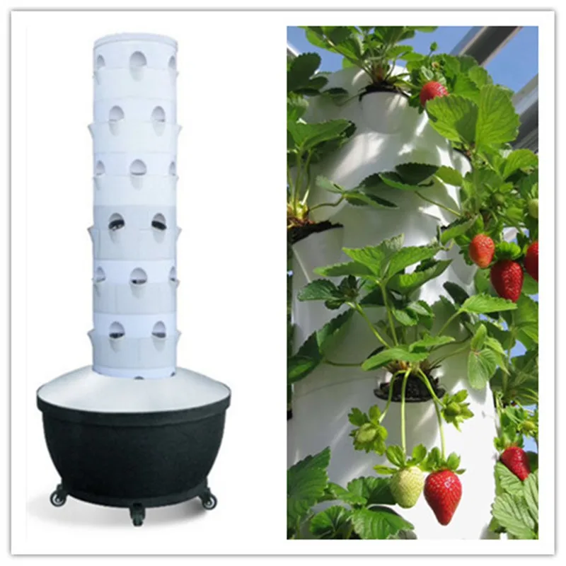 

6 Layers 36 Planting Holes Indoor Hydroponic Aeroponic Tower Growing System Kits