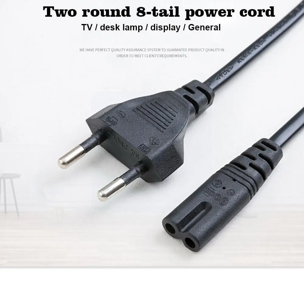 

2 Pin Prong Us Eu To C7 Extension Cable Led Light Power Cord America European Figure 8 Laptop Power Cable For Ps4 1.5 M Cab M3h5