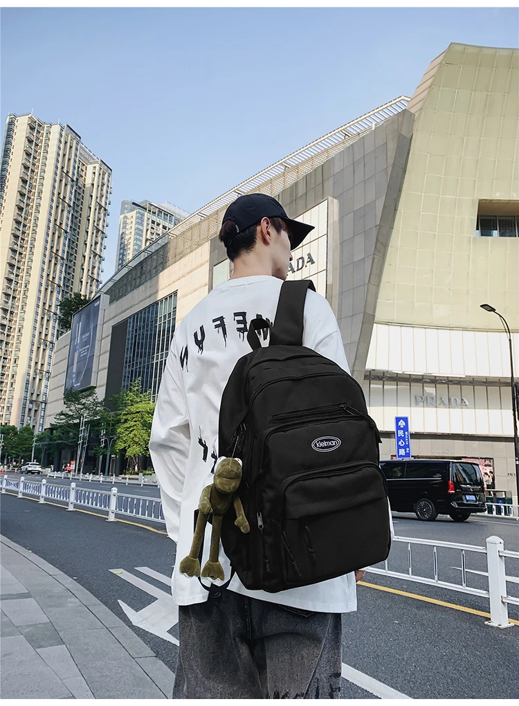 

BB1149 large-capacity women's fashion trend men's backpack travel bag tide brand college student school bag