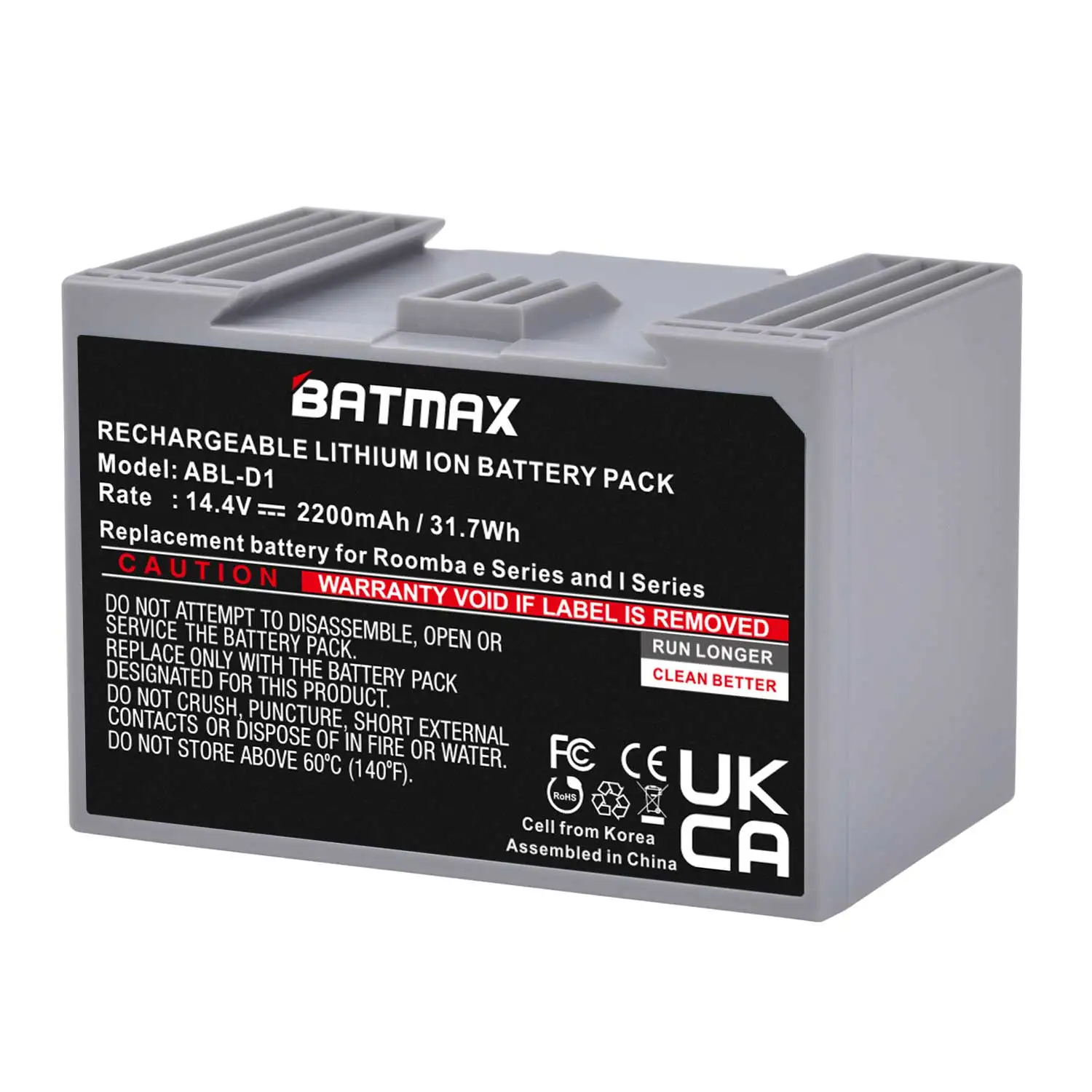 Аккумуляторная батарея Batmax i7E5 для пылесоса iRobot Roomba серии i i7 i7 + i7550 i7558 и e серии e5 e6
