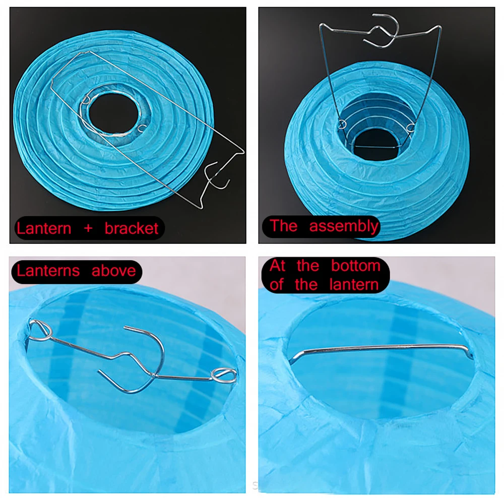 12 &quot/30 см круглая декоративная рисовая бумага Китайские бумажные фонарики