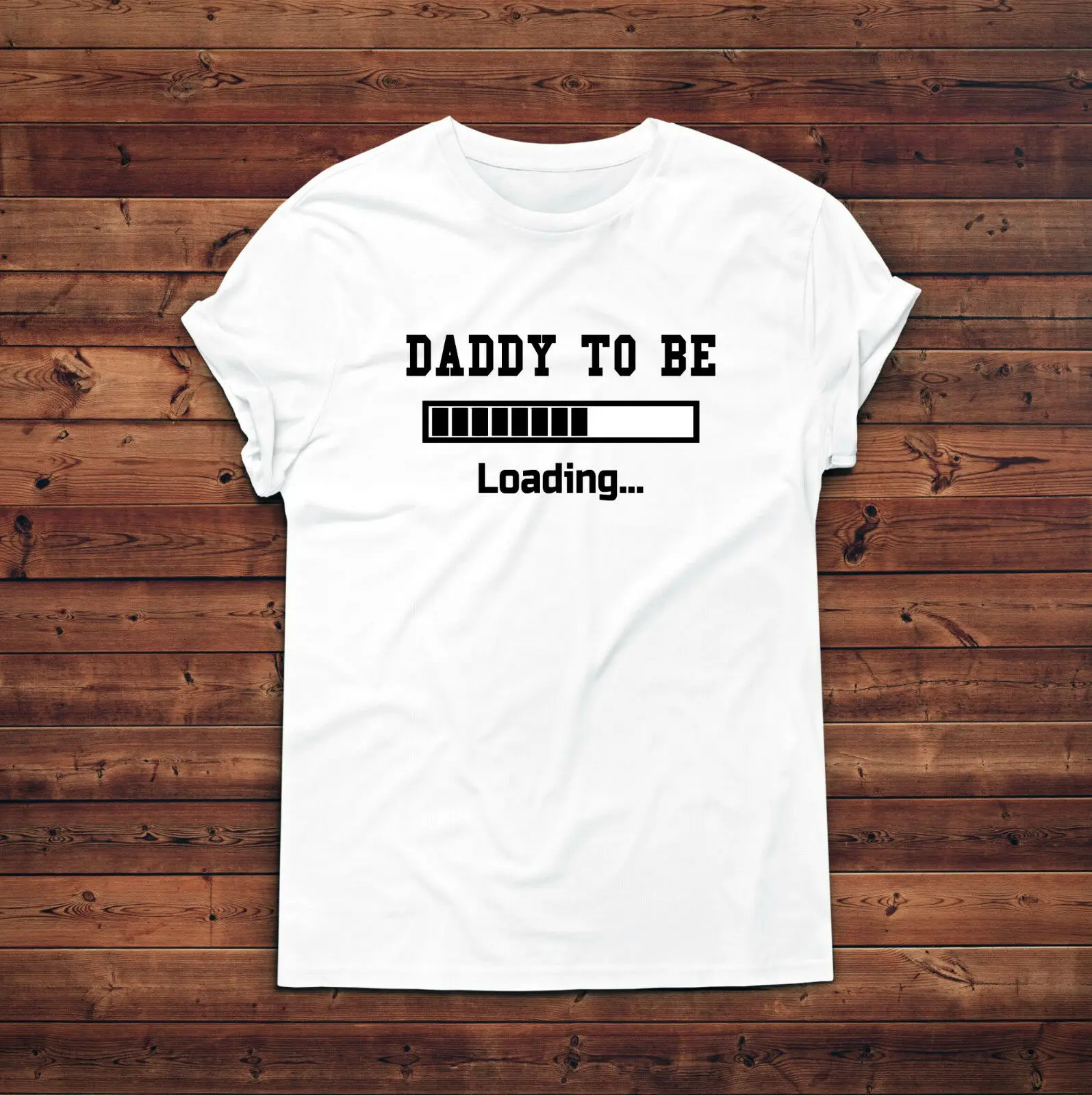 Папы чтобы быть футболка DAD To Be новая Hoosier Daddy объявление беременности | Мужская