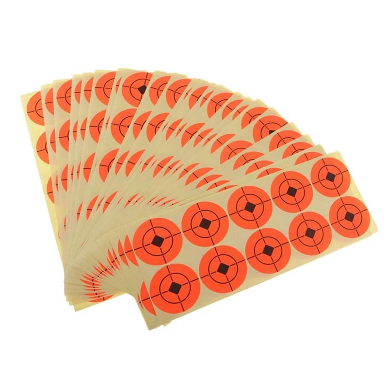 250 шт. флуоресцентная самоклеящаяся клейкие цели бумага для охоты пейнтбола